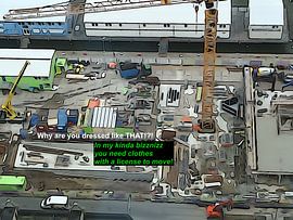 Small Talk: Clothes With A License To Move! sur MoArt (Maurice Heuts)