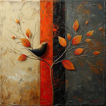 Moderne Herbstmalerei von Kunst Laune