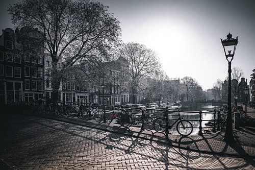 Amsterdam in black and white