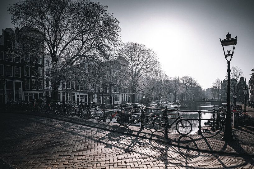 Amsterdam in zwart-wit van Thilo Wagner