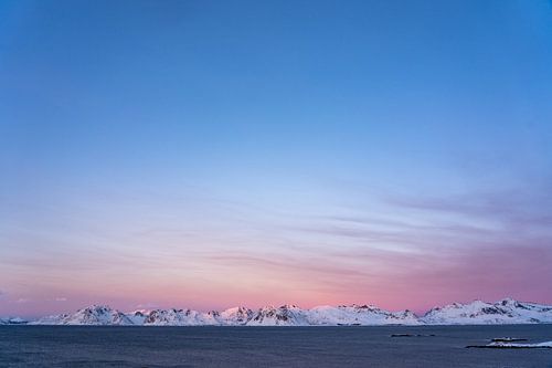 Het arctische winter licht