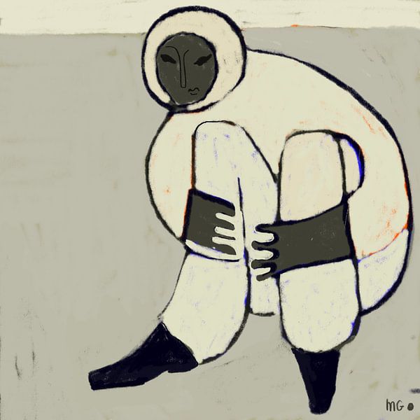 IJskoud, iglo, eskimo, noordpool van Martin Groenhout
