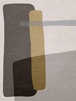 Organische abstrakte Kunst – Erdtöne