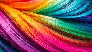 Haare mit Verschiedene Farben