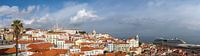 Alfama - Miradouro de Santa Luzia - Lissabon - Portugal van Teun Ruijters thumbnail