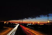 Zonsondergqng in de herfst