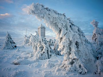 Winter auf dem Brocken im Harz
