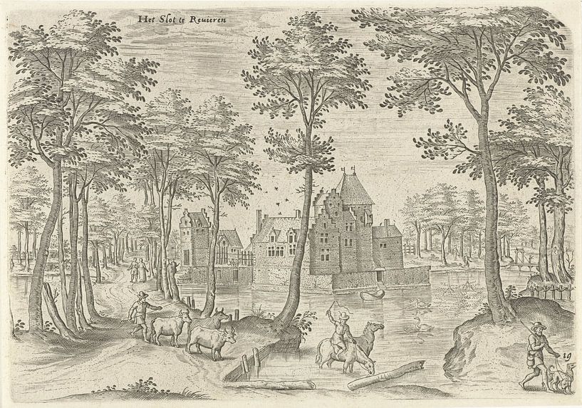 Hans Collaert (I), View of the Castle of Rivers by Atelier Liesjes
