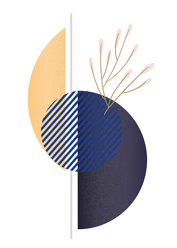 Blauwe plant