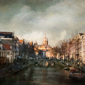 Auf den Grachten von Amsterdam von Iris van Heusden
