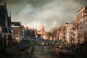 Sur les canaux d'Amsterdam