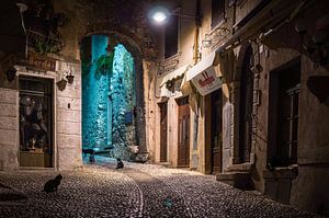 Nächtliche Gasse in Malcesine