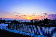 Winterse zonsondergang van Nynke Nicolai thumbnail