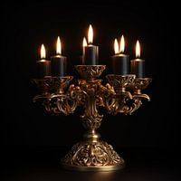 Golden candlestick