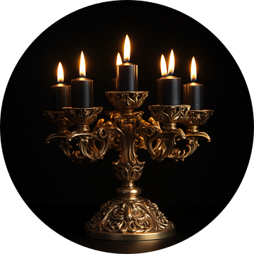 Gouden kandelaar