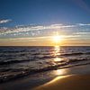 Zonsondergang aan zee 1 sur Nel Diepstraten