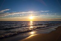 Zonsondergang aan zee 1