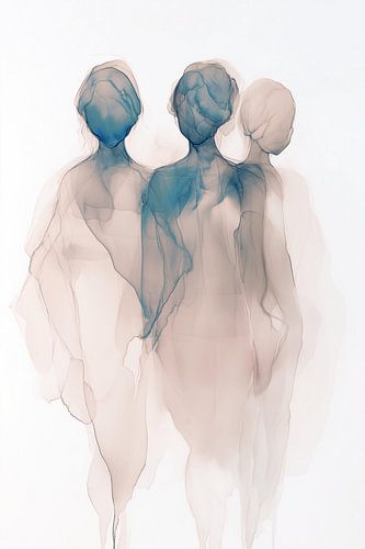 Connected in Soft Blue Movement