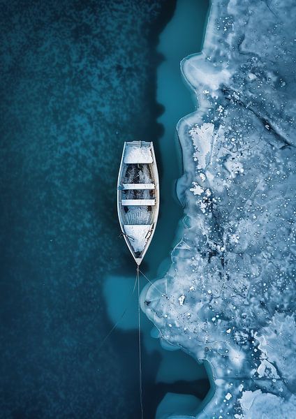 Umgeben von Weiß von fernlichtsicht