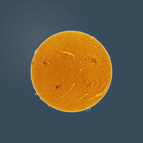 Sonne mit Oberflächendetails von André van der Hoeven