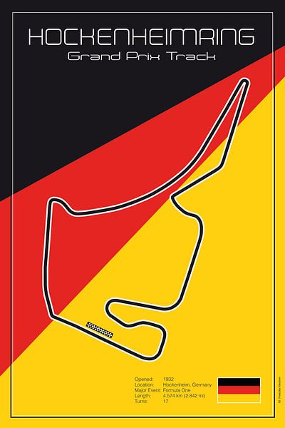 Racetrack Hockenheim Ring von Theodor Decker