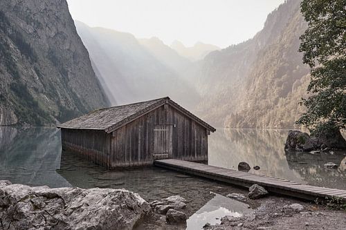 Hangar à bateaux à l'Obersee