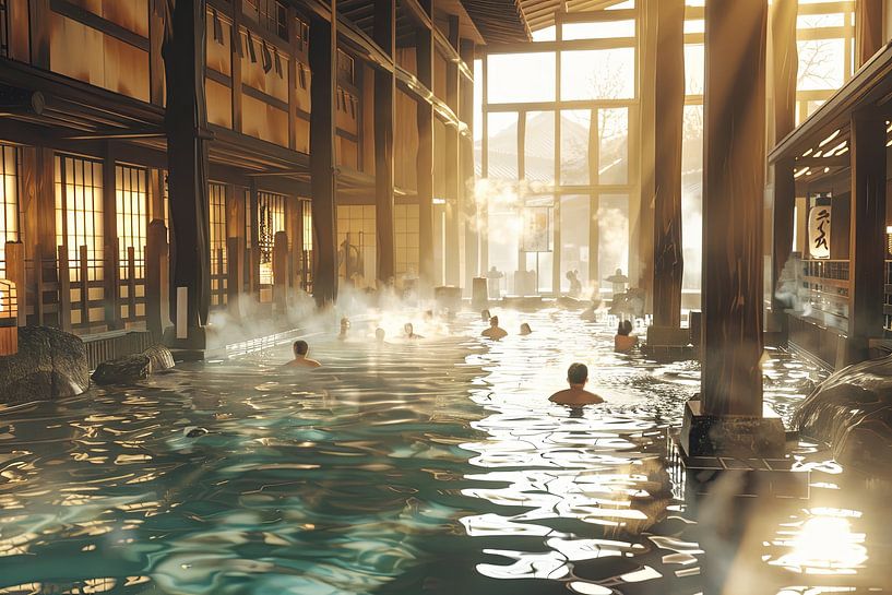 japanese hot spa by Egon Zitter