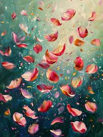 A Breath of Vernal Wind Amidst the Emerald Shadows by Artistic