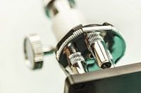 Close-up van een microscoop