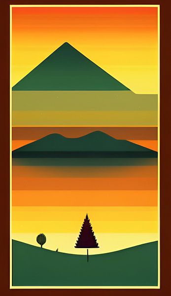 Bohemian mountains van Niek Traas