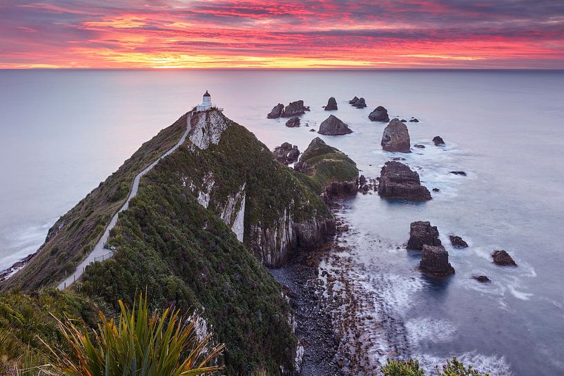 Nugget Point Lighthouse by Rainer Mirau