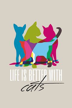 Better with Cats by Harry Hadders