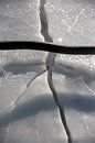 Abstract lijnenspel in het ijs. van Christophe Fruyt thumbnail