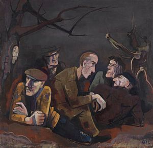 Karl Hofer, Arbeitslose, 1932