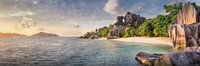 Seychelles paradise beach by Voss Fine Art Fotografie thumbnail