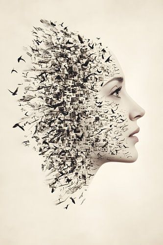 Een hoofd vol vluchtige gedachten