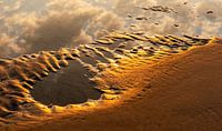 Reflectie van de zonsondergang van Rob Donders Beeldende kunst thumbnail