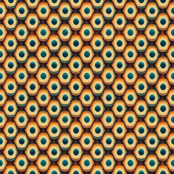 Art Deco Pattern #V by Whale & Sons