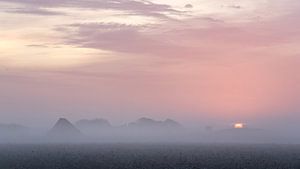 Schöner Sonnenaufgang auf Texel