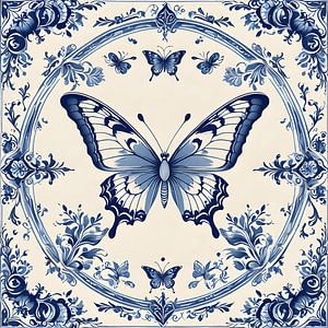 Delfter Blau Schmetterling