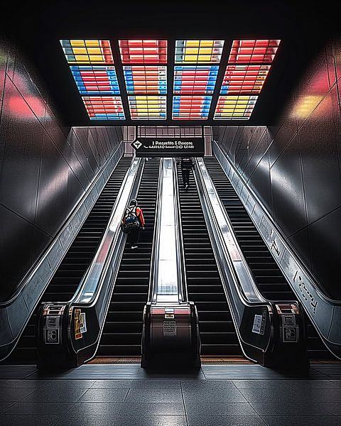 Neonlicht van fernlichtsicht