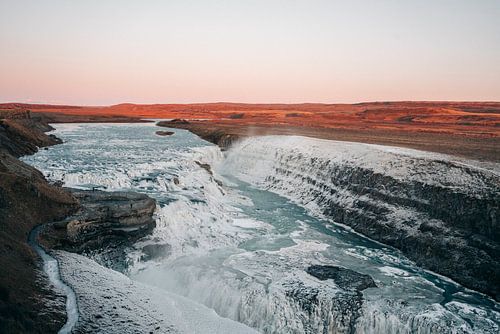 Frozen Waterfall Iceland