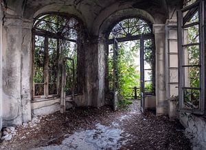 Salle de jardin oubliée