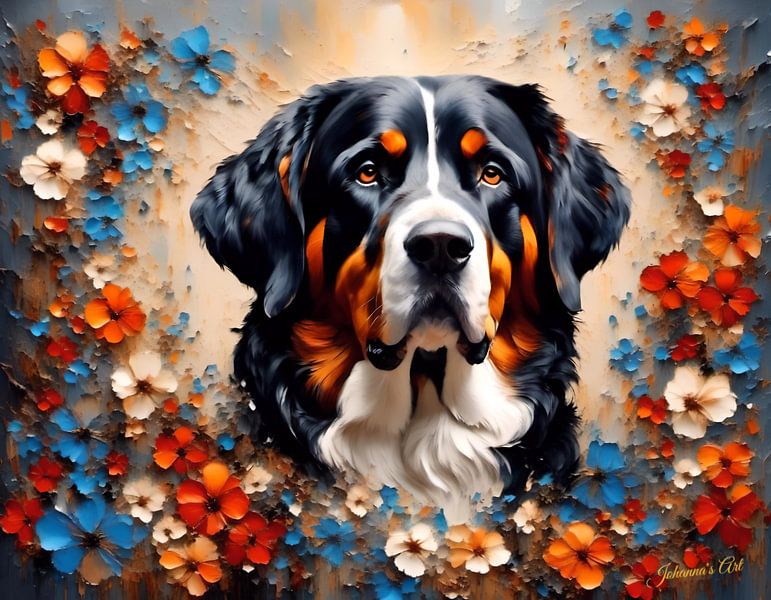 Schweizer Seele: Eine Feier des Grossen Schweizer Sennenhundes" von Johanna's Art von Johannas Art Creations