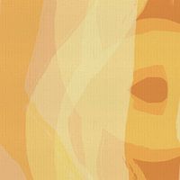 Abstract painting in yellow colors