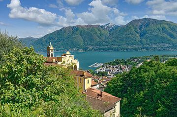 Madonna del Sasso,Locarno,Lago Maggiore van Peter Eckert