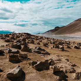 Schwefelfelder in Island von Tom Rijpert