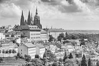 Hradschin in Praag in zwart/wit van Jan Schuler thumbnail