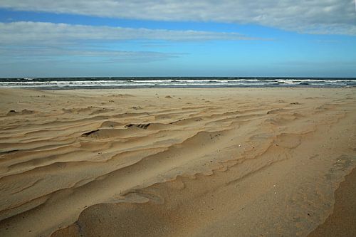 sporen op het strand...
