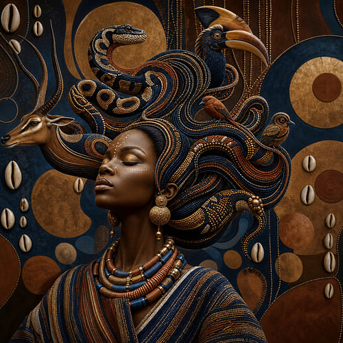 Yoruba – Mensch und Tier im Surrealismus vereint